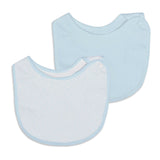 St. Patrick Side Snap Bib - Blue