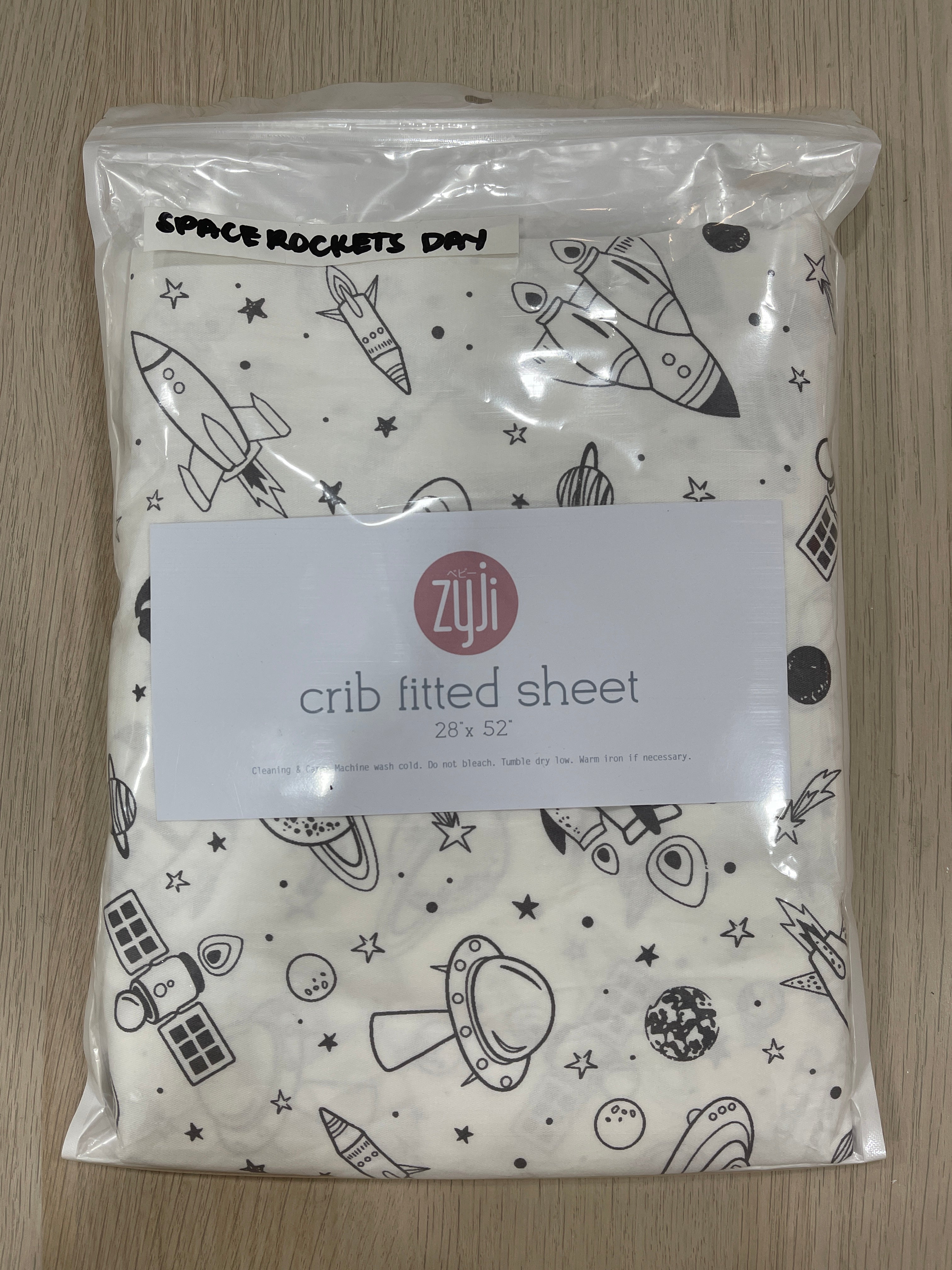 Zyji Fitted Sheet for Wooden Cribs (28" x 52")