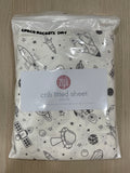 Zyji Fitted Sheet for Wooden Cribs (28" x 52")