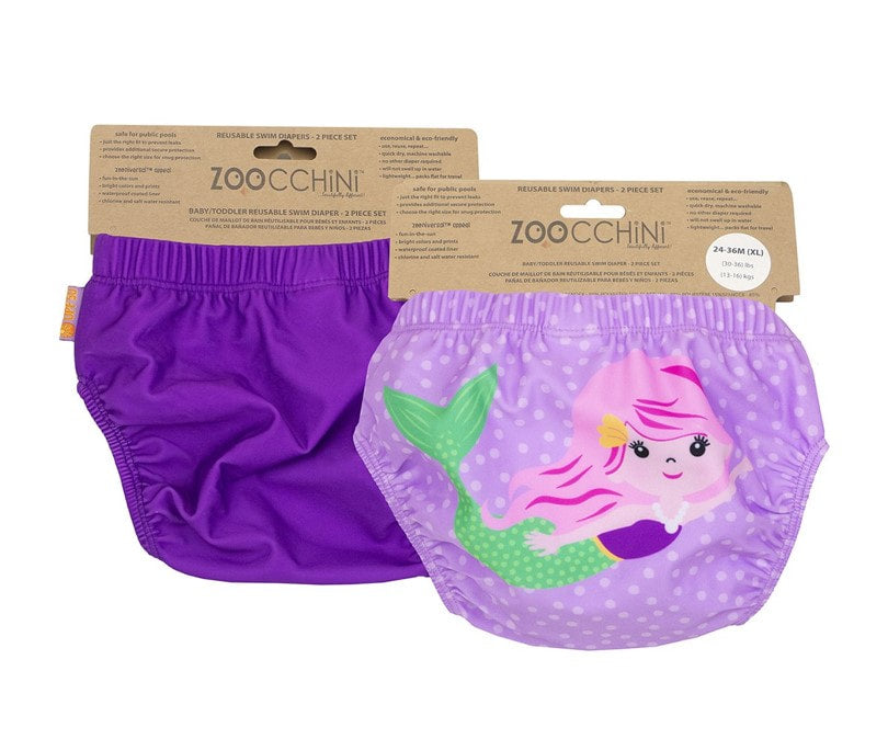 Zoocchini UPF Reusable Swim Diaper Set of 2 (1-2yrs)