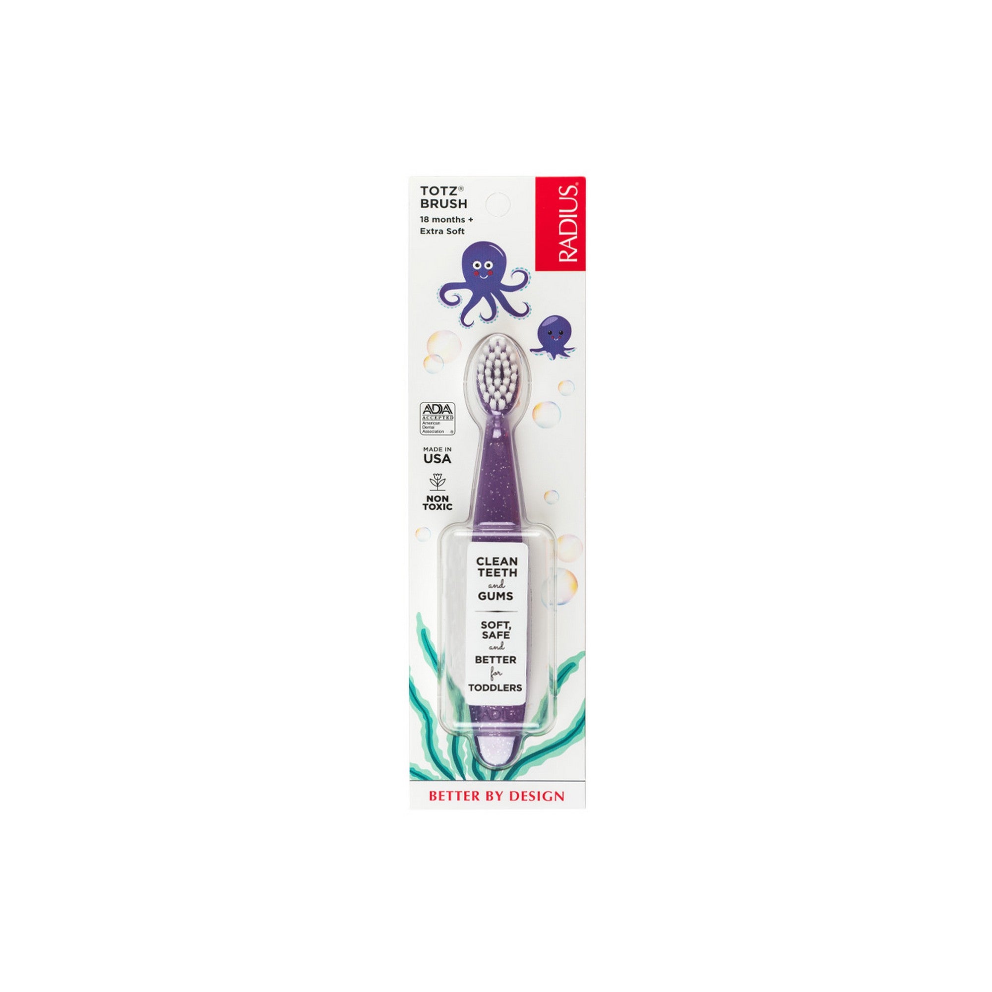 Radius Totz Brush – Toothbrush for Toddlers 18 months+