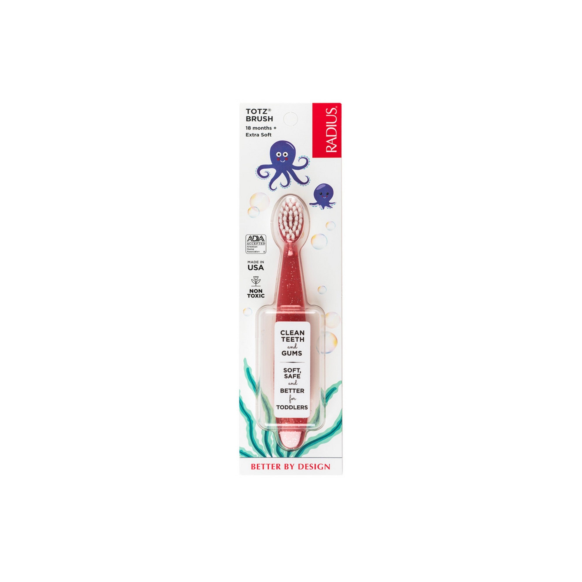Radius Totz Brush – Toothbrush for Toddlers 18 months+