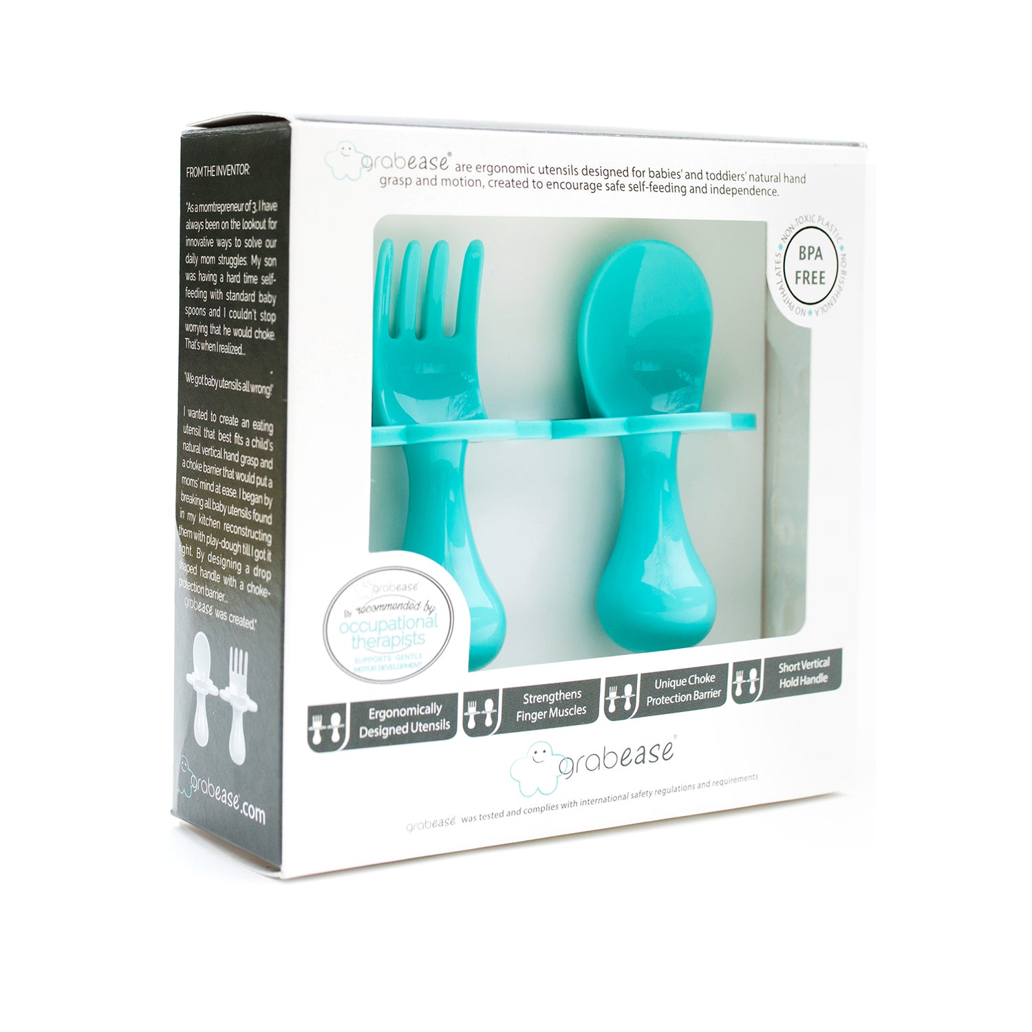 Grabease Self Feeding Spoon and Fork Set