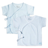 St. Patrick Tie-Side Short Sleeves - Blue