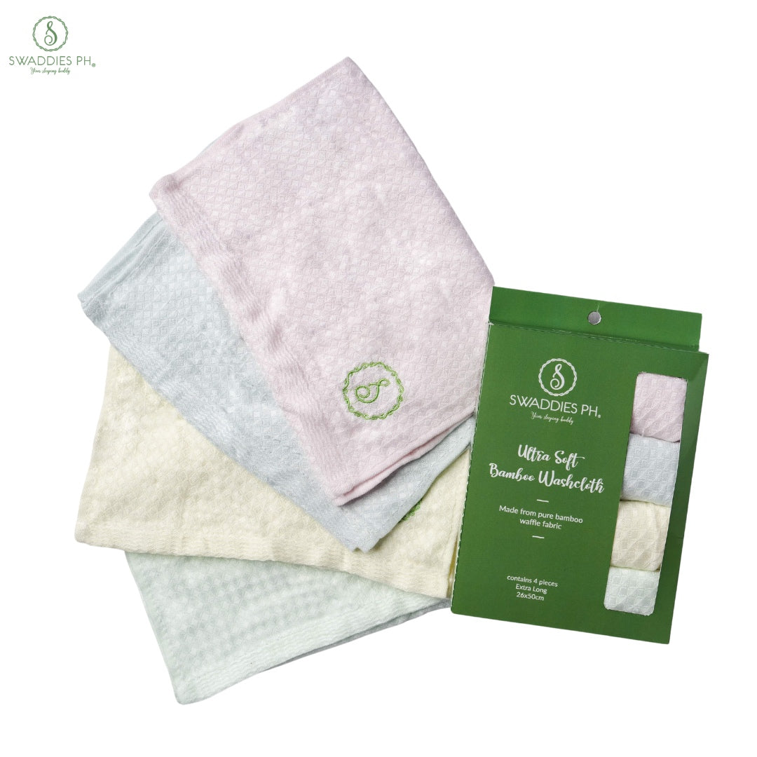 Swaddies Ultra Soft Bamboo Washcloth (Set of 4)