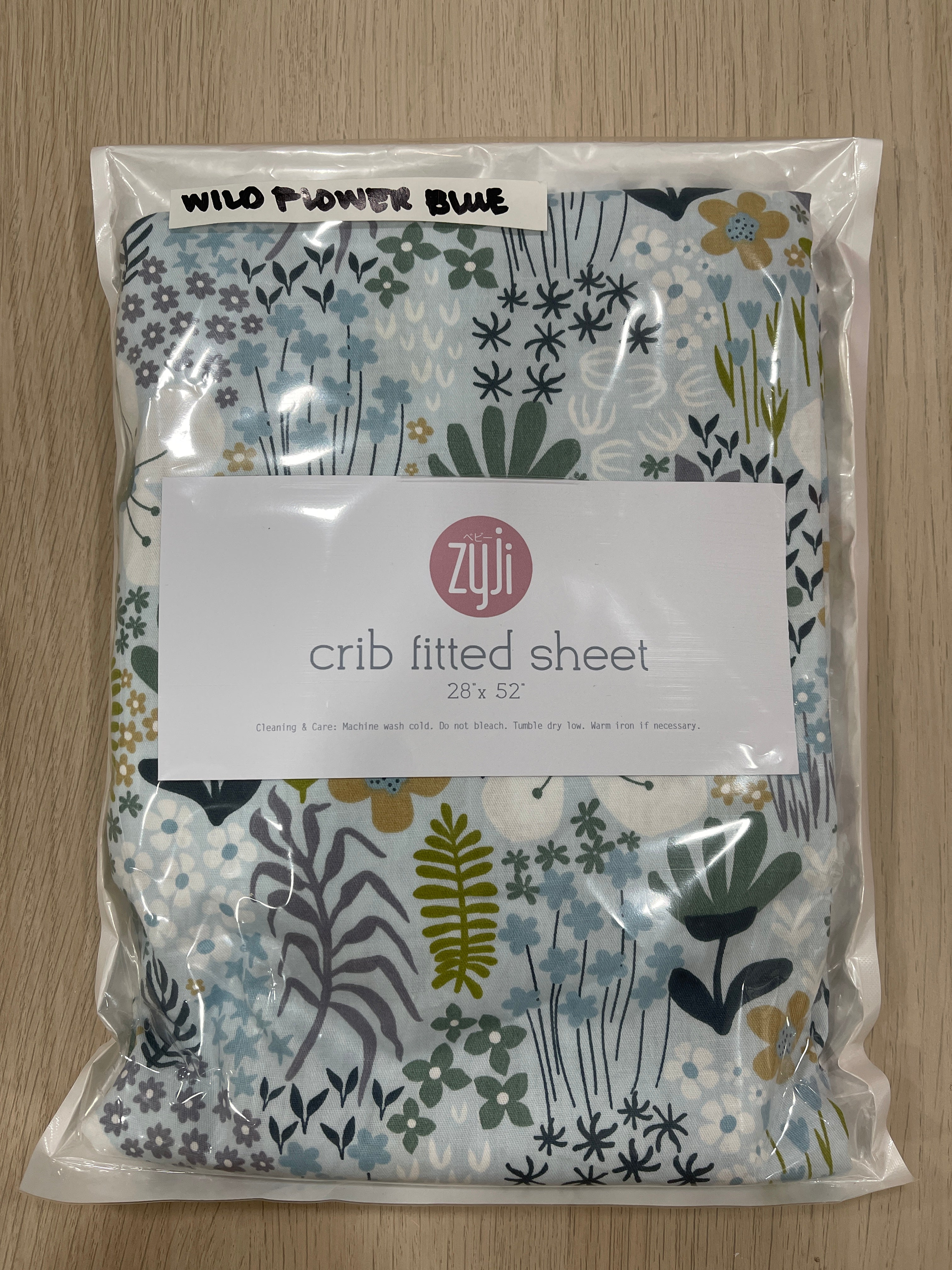 Zyji Fitted Sheet for Wooden Cribs (28" x 52")