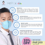 MEO X Disposable Mask for Kids (Pack of 3)