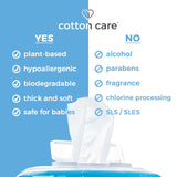 Cottoncare Organic Biodegradable Water Wipes 80pcs