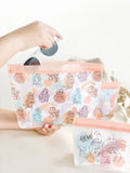 Zippies Lab Disney Princess Pastel Confetti Standup Storage Bag 3-pc Set