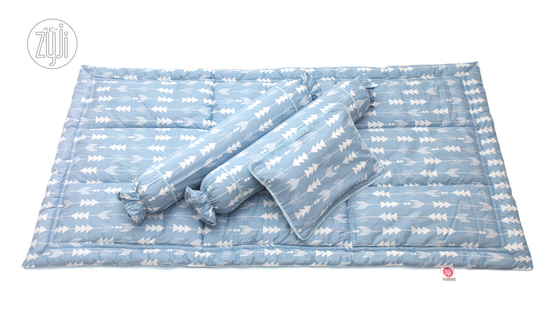 Zyji 4 PC Bedding Set for Pack and Play Cribs (26" x 38")