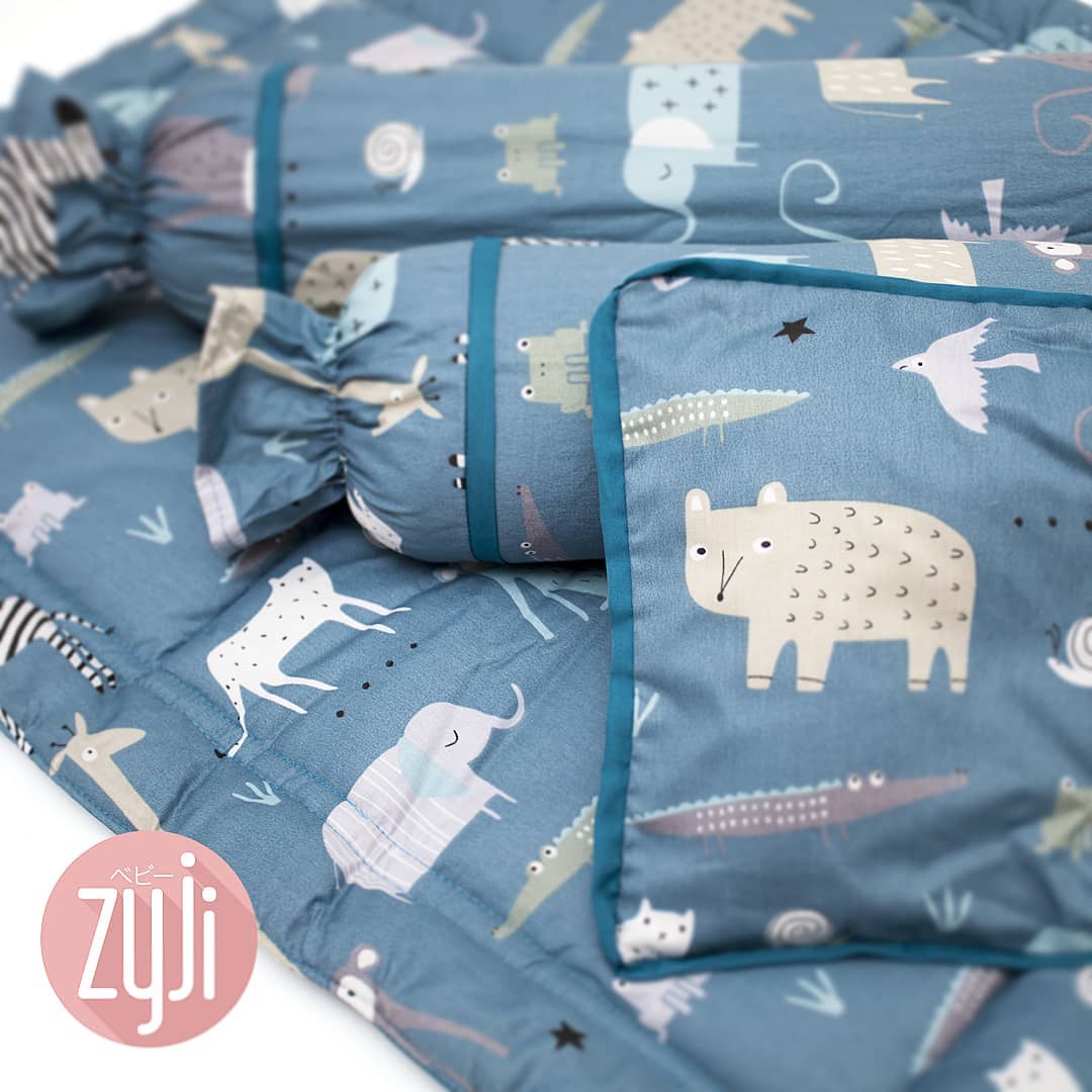 Zyji 4 PC Bedding Set for Wooden Cribs (28" x 52")