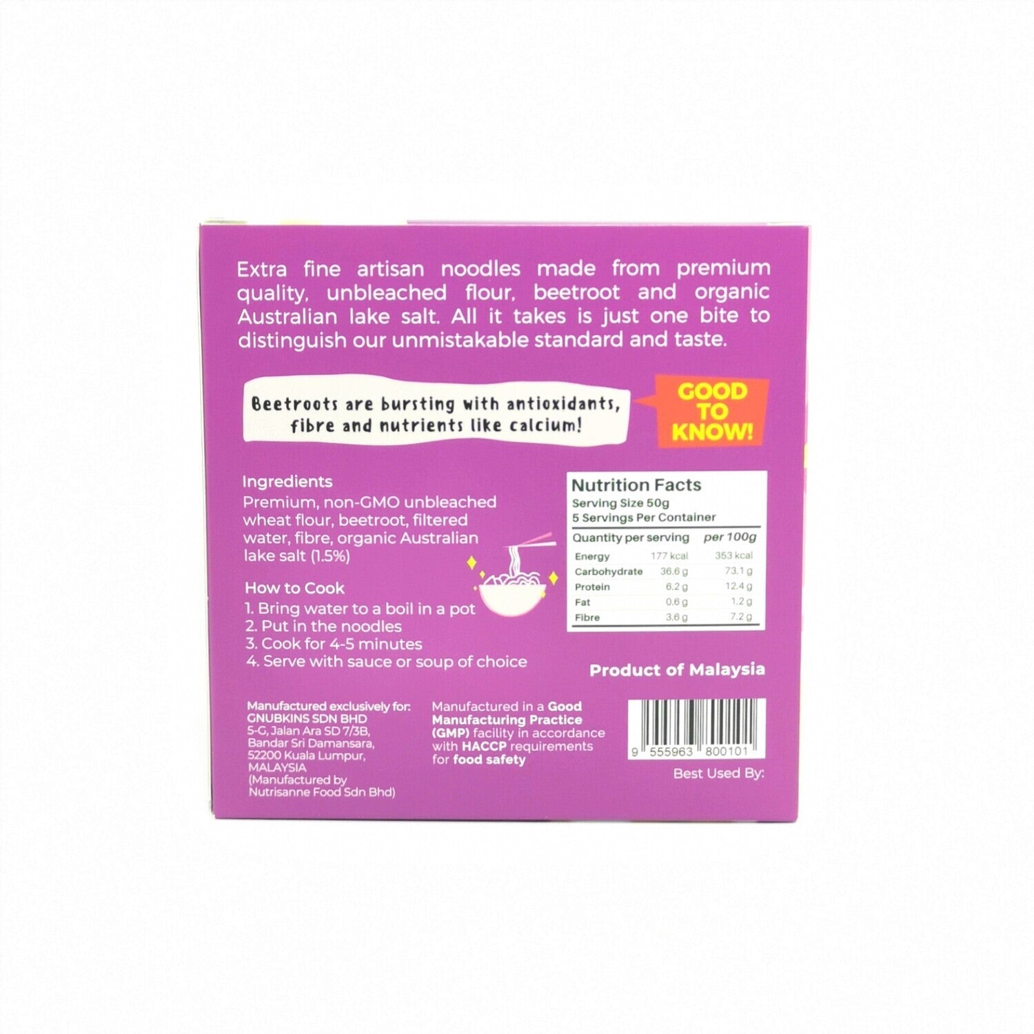 Little Baby Grains Ramen - Bursting Beetroot