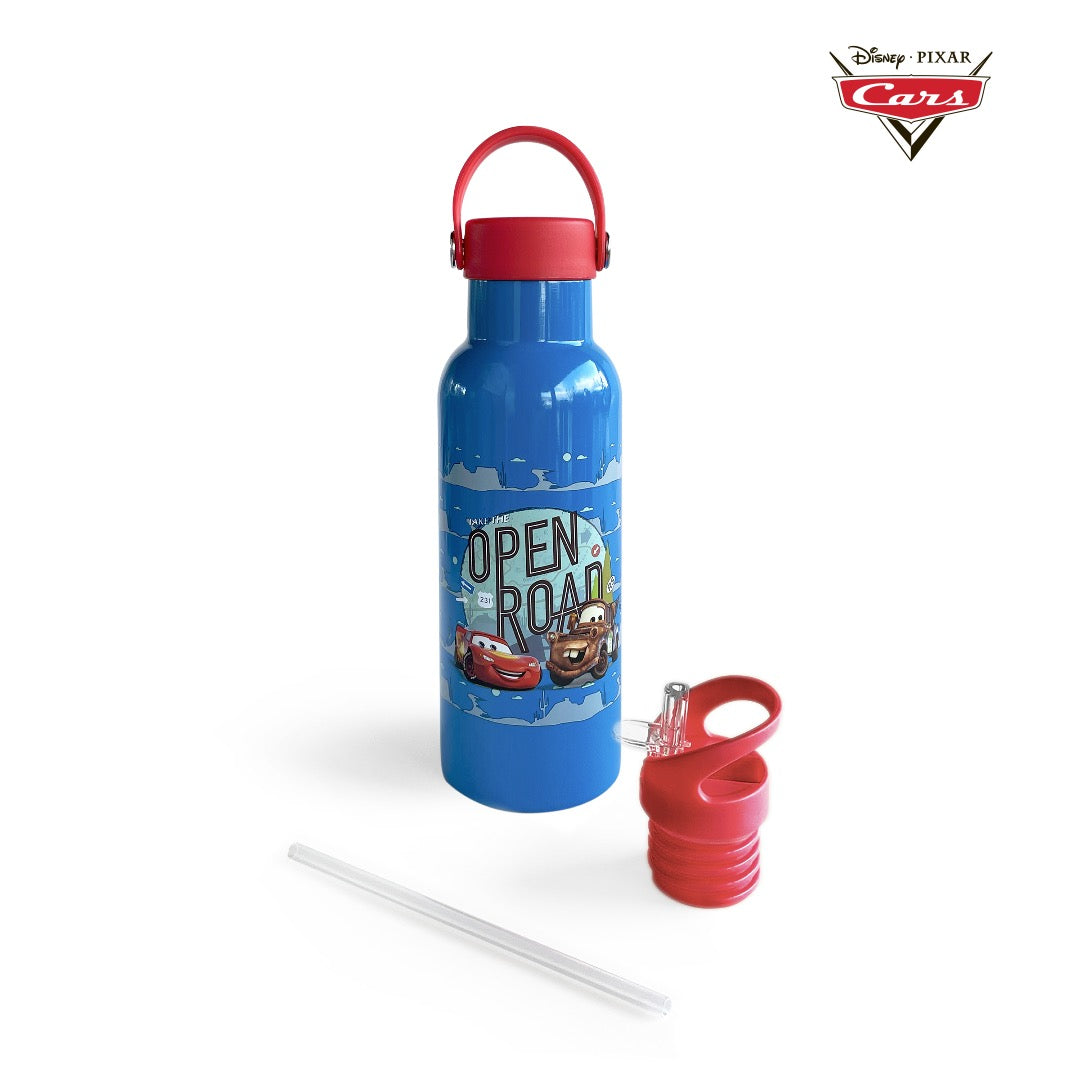 Zippies Lab Disney Insulated Water Bottle 483ml with 2 Types of Caps