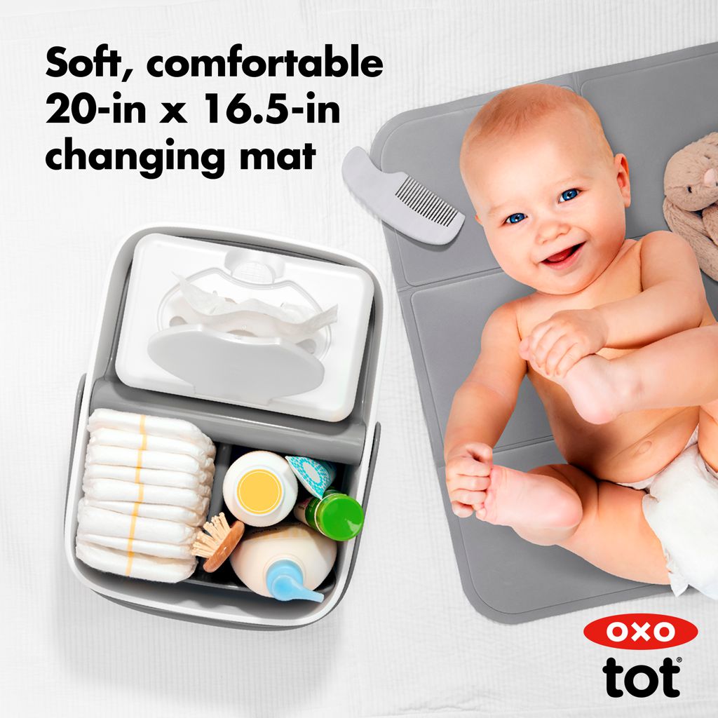 OXO Tot Diaper Caddy With Changing Mat