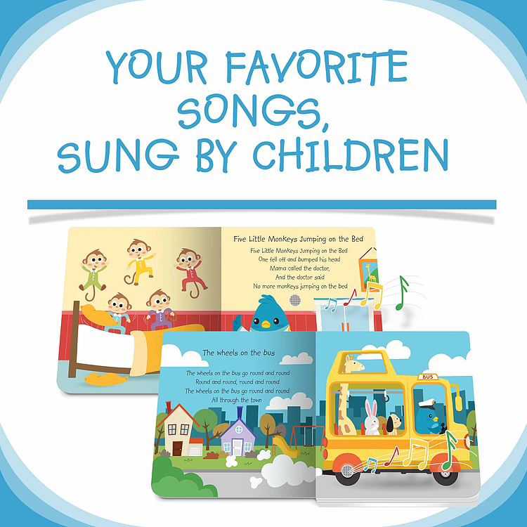 Ditty Bird Musical Book - Children's Songs