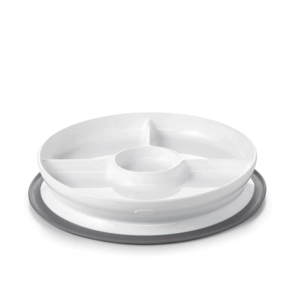 OXO Tot Stick And Stay Suction Divided Plate