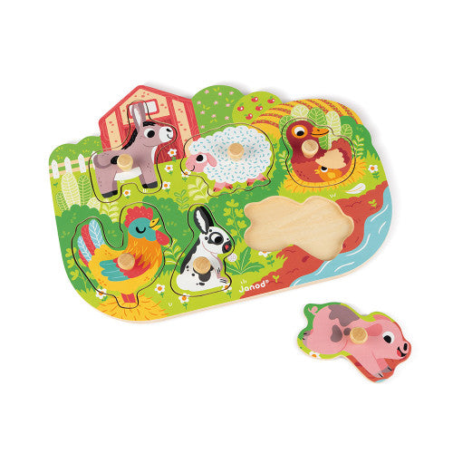 Janod Happy Farm Puzzle