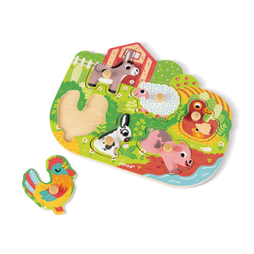 Janod Happy Farm Puzzle
