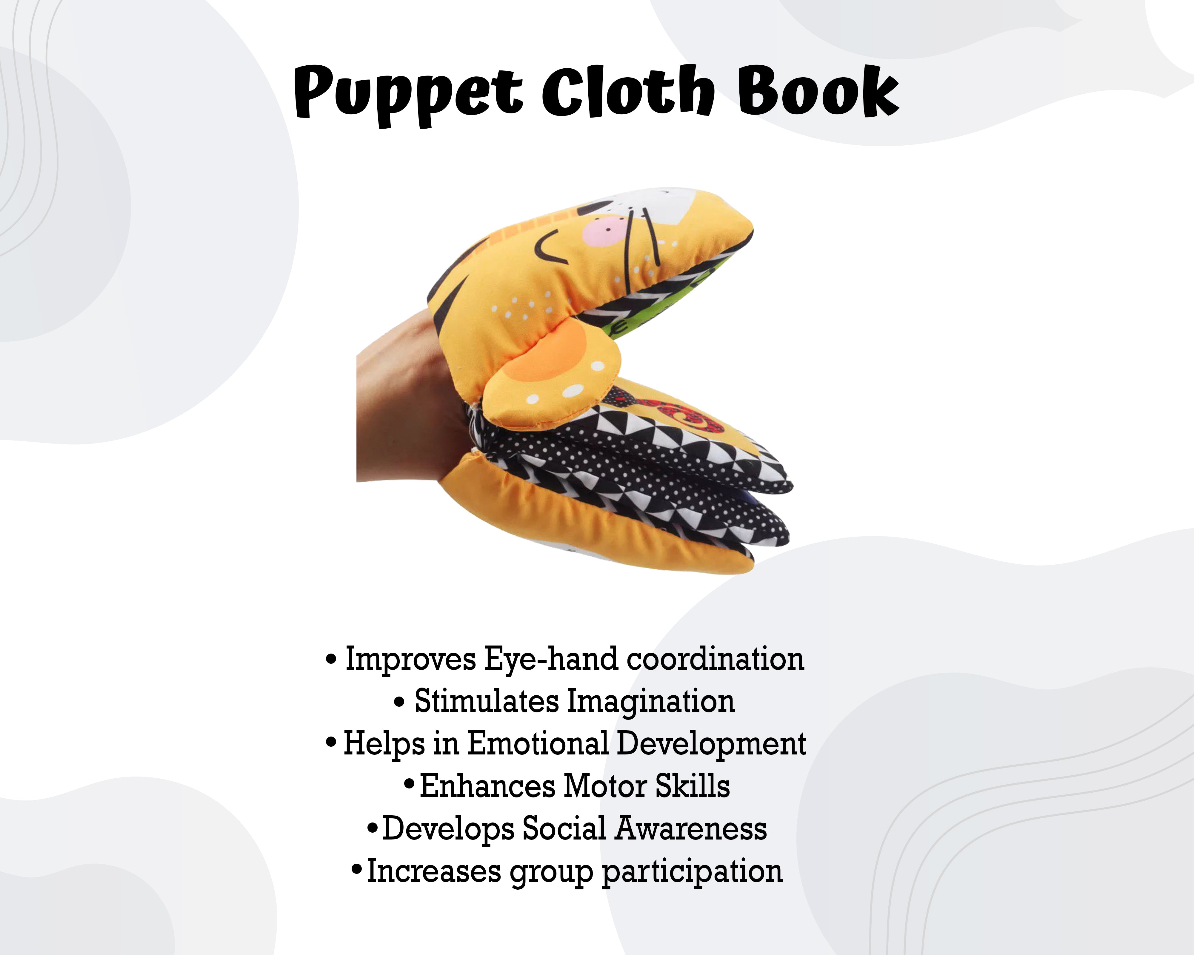 Infantway Huggabooks Tiger Puppet Cloth Book