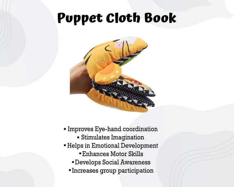 Infantway Huggabooks Tiger Puppet Cloth Book