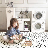 Play With Pieces - Grey Geo/Polka Dots Playmats