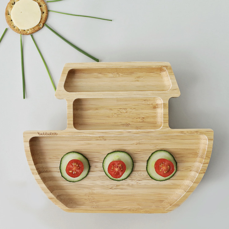 Bubbaboo Bamboo Noah's Ark Suction Plate