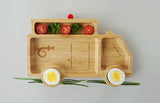 Bubbaboo Bamboo Fire Truck Suction Plate