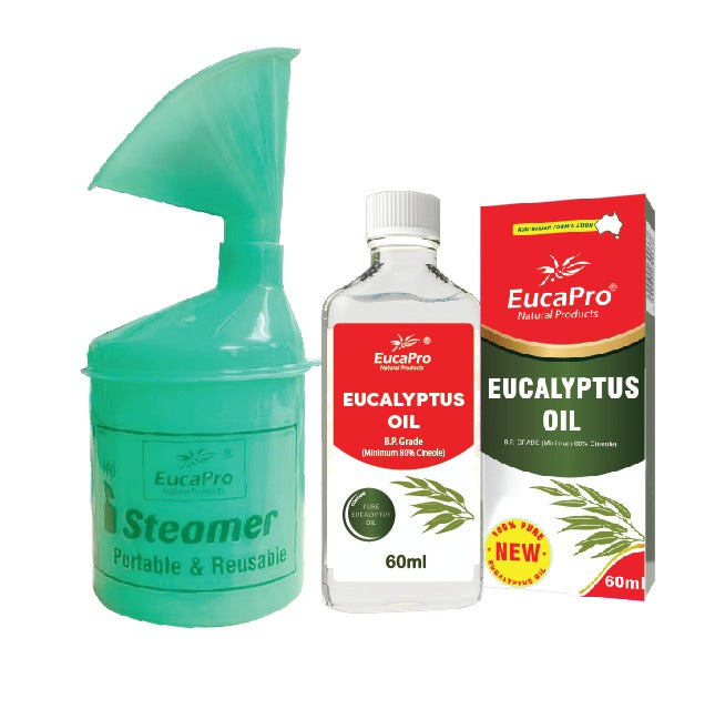 Eucapro Eucalyptus Oil 60ml with Inhaler
