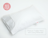 Zyji Luxury White Toddler Pillowcase