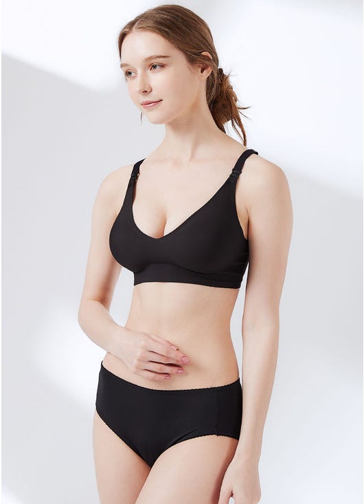 Mamaway Ultra Silky Seamless Maternity & Nursing Bra