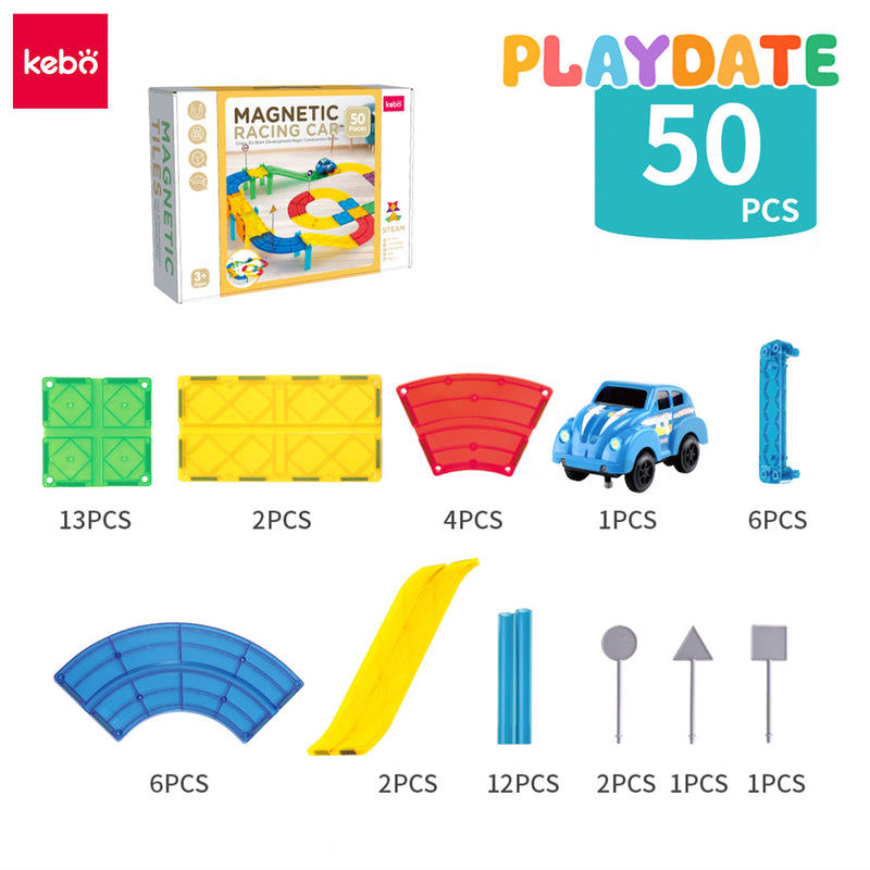 Playdate Kebo Magnetic Racing Car