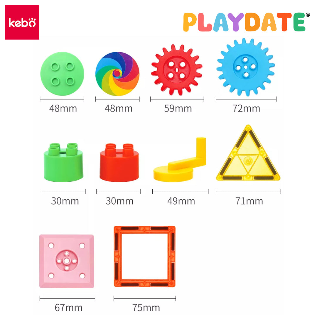 Playdate Kebo Gear Magnetic Tiles