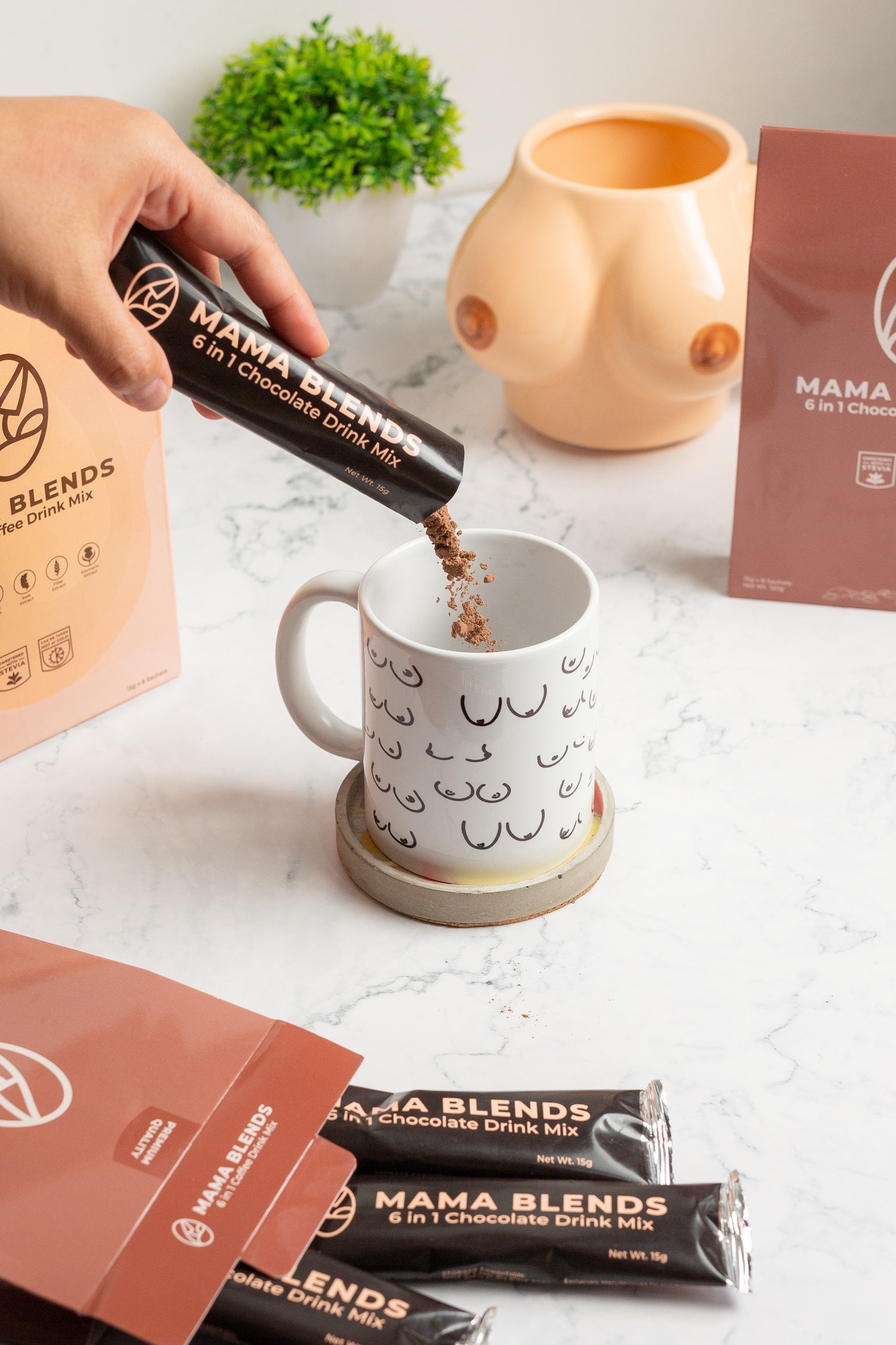 Mama Blends 6 in 1 Chocolate Drink