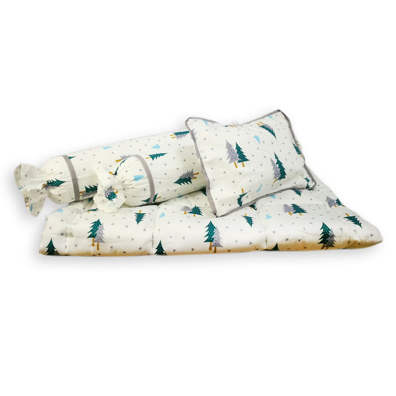 Zyji 4 PC Bedding Set for Pack and Play Cribs (26" x 38")