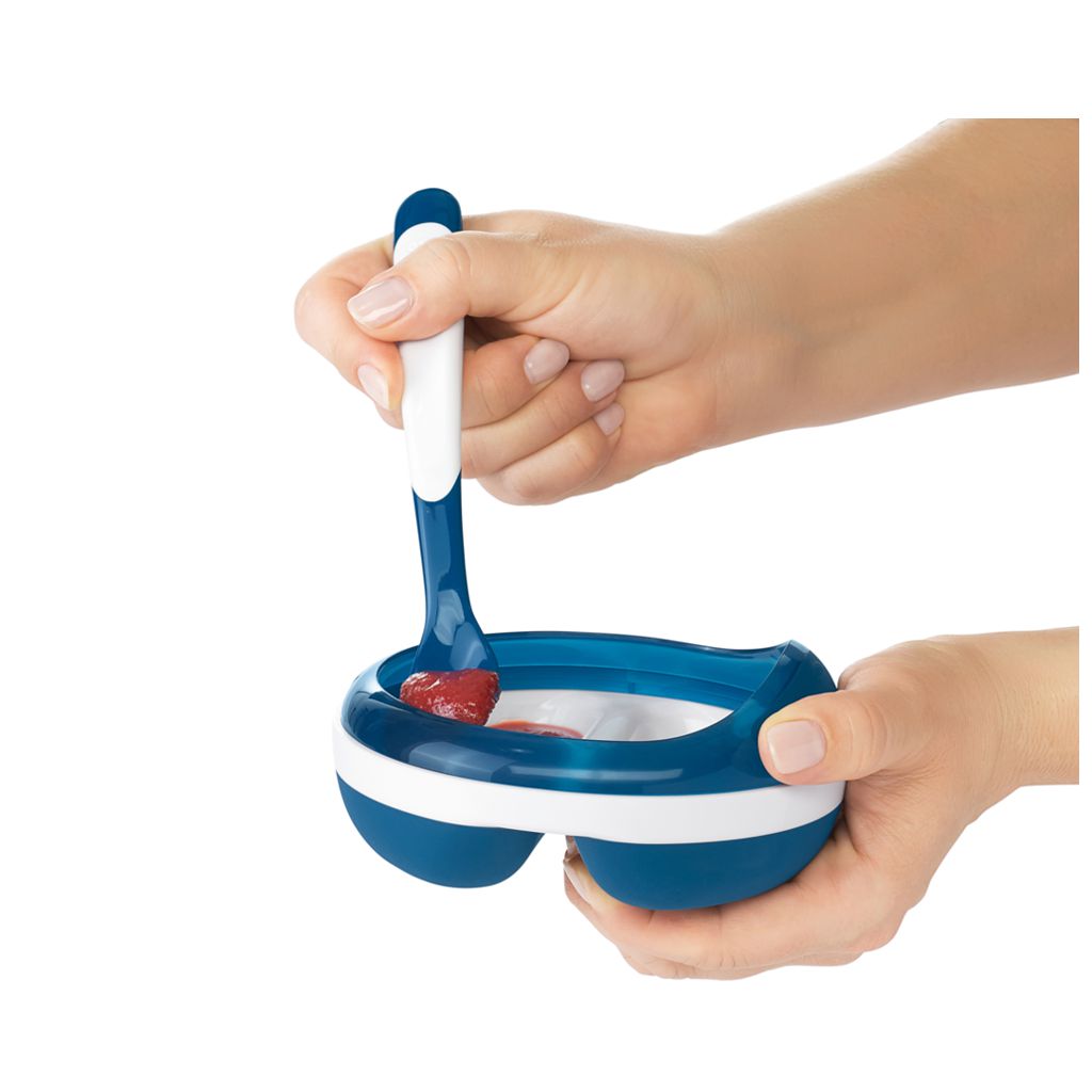 OXO Tot On-The-Go Plastic Feeding Spoon With Case (2 Pack)