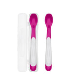 OXO Tot On-The-Go Plastic Feeding Spoon With Case (2 Pack)