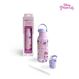 Zippies Lab Disney Insulated Water Bottle 483ml with 2 Types of Caps