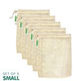 Zippies Cotton Mesh Bags (Set of 5)