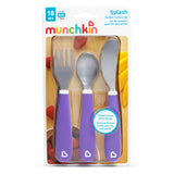 Munchkin Splash Toddler Fork, Knife & Spoon Set