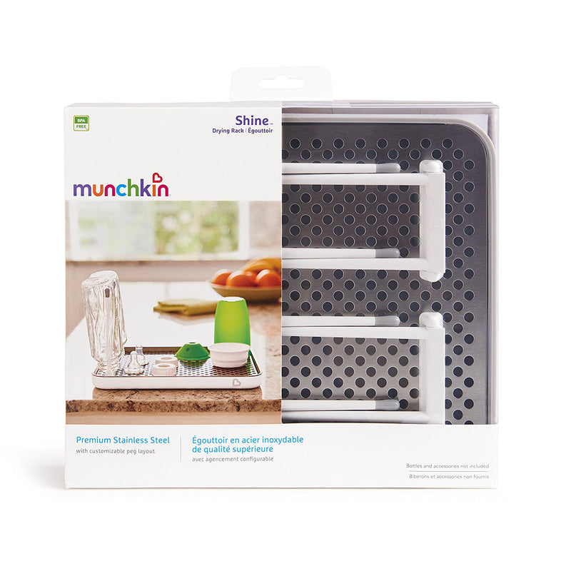 Munchkin Shine Stainless Steel Drying Rack
