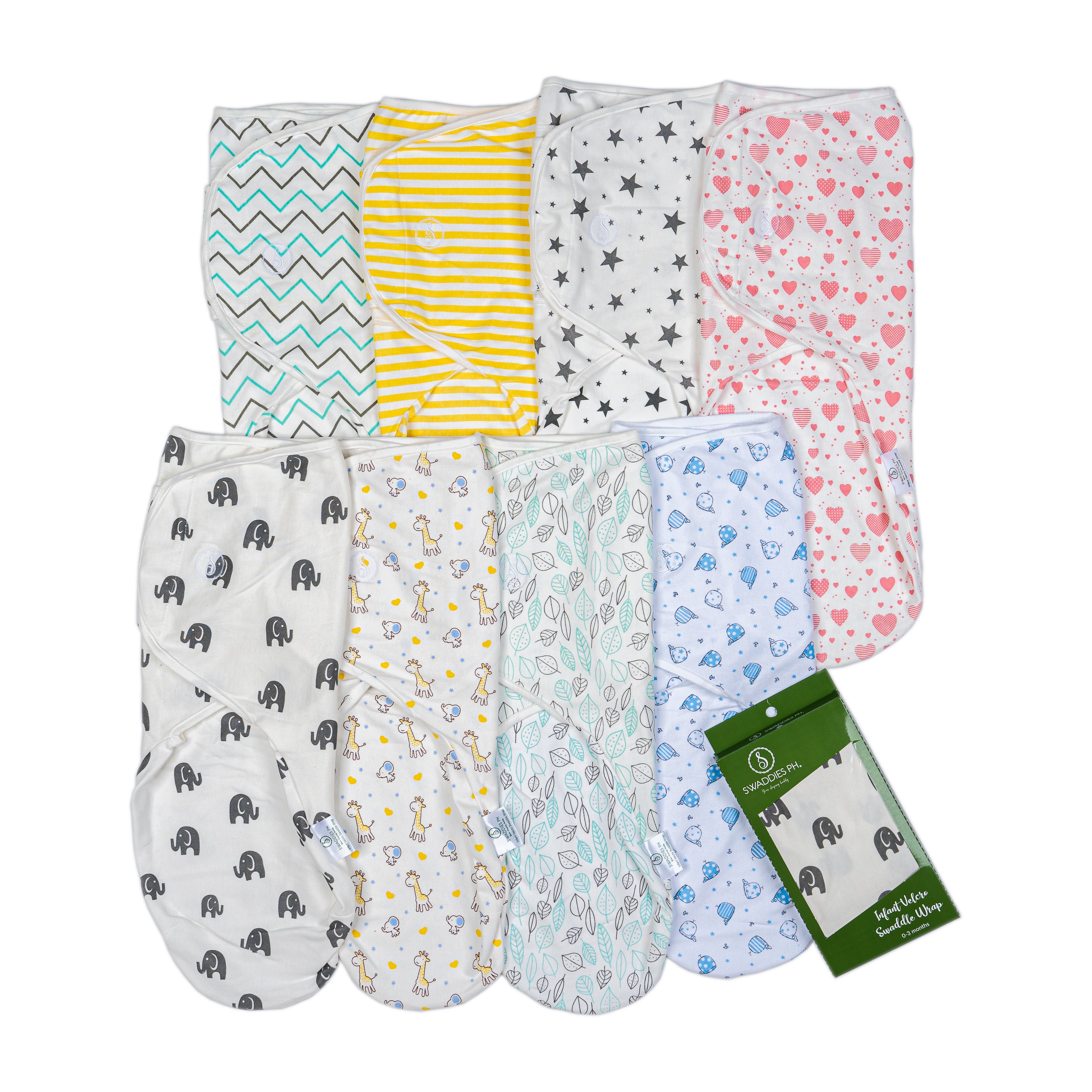 Swaddies Infant Velcro Swaddle Wrap