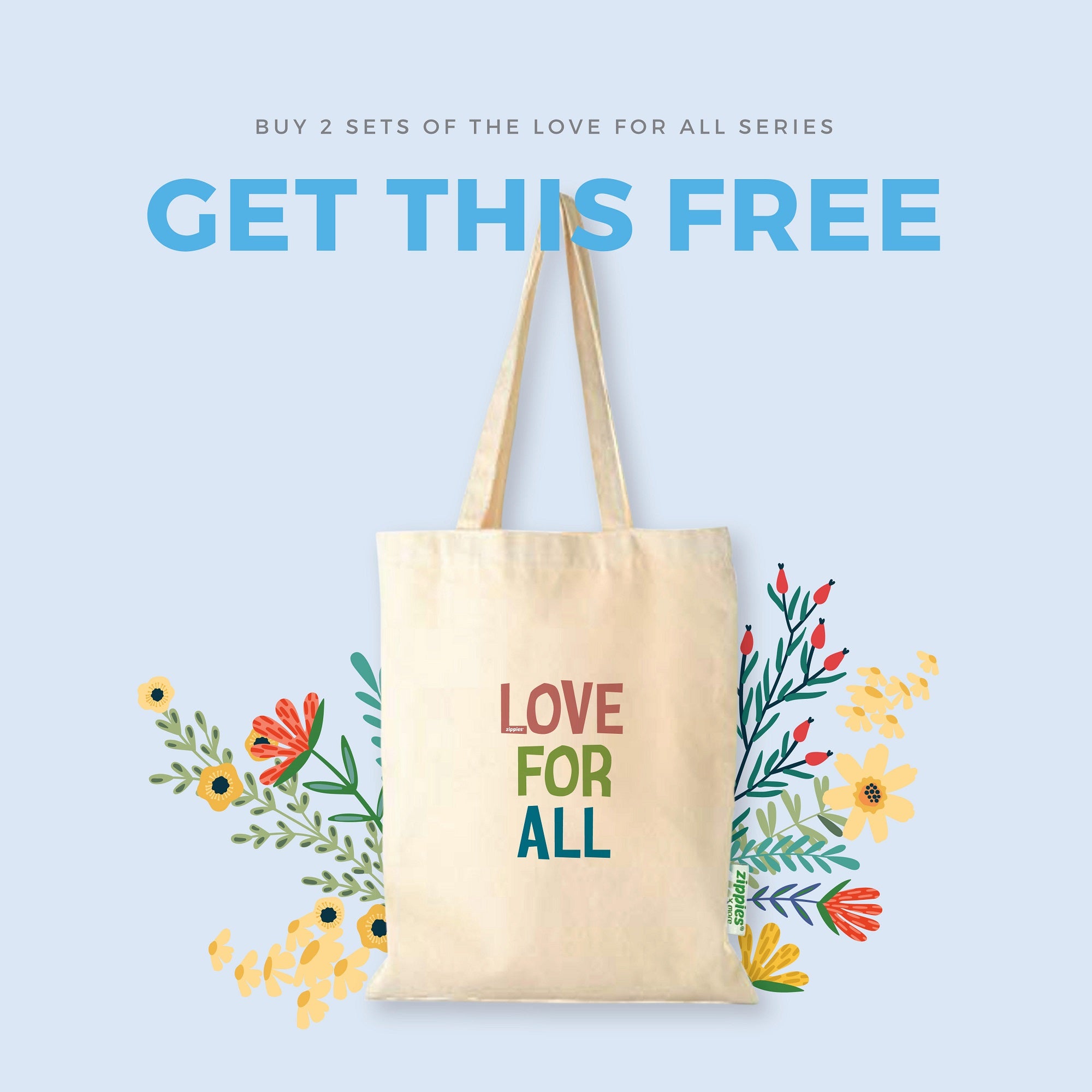 Zippies Bags with A Mission - Love for All