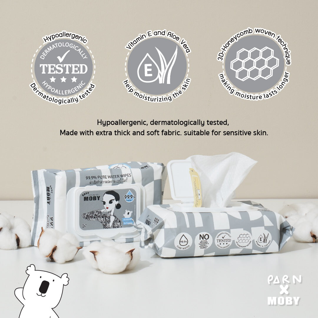 Baby Moby 99.9% Pure Water Wipes