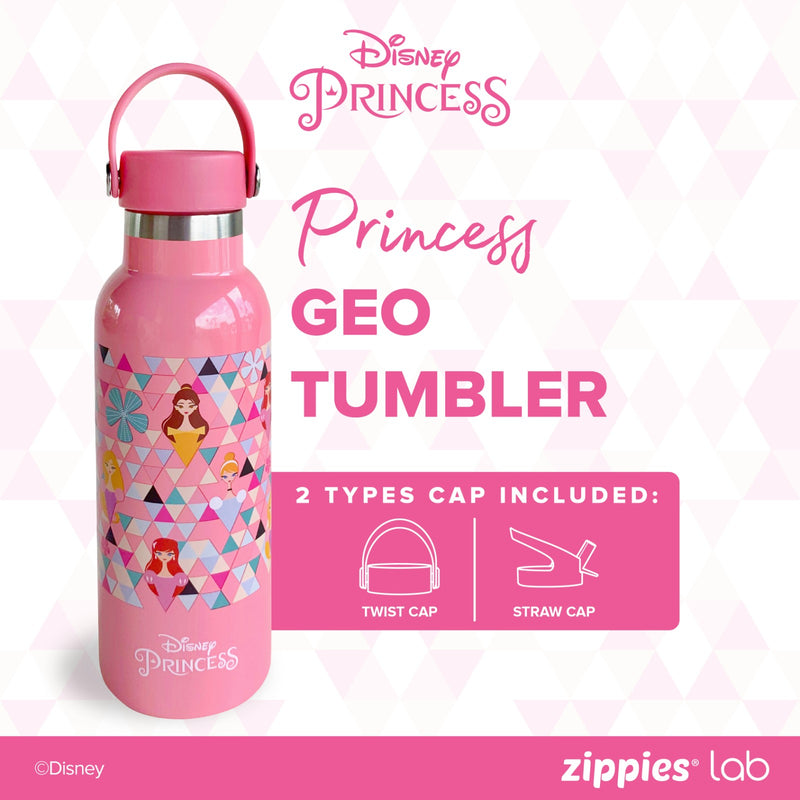 Zippies Lab Disney Princess Geo Insulated Water Bottle 483ml