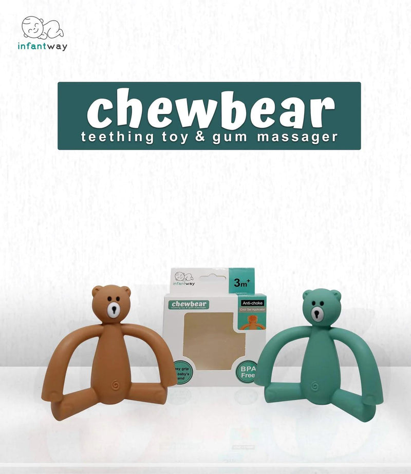 Infantway Chewbear Teething Toy & Gum Massager