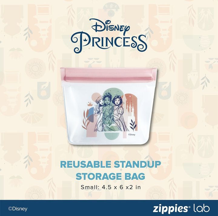 Zippies Lab Disney Princess Standup Storage Bag 3-pc Set