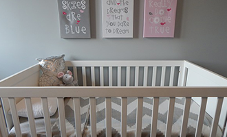 All You Need for a Nursery Located in the Master Bedroom