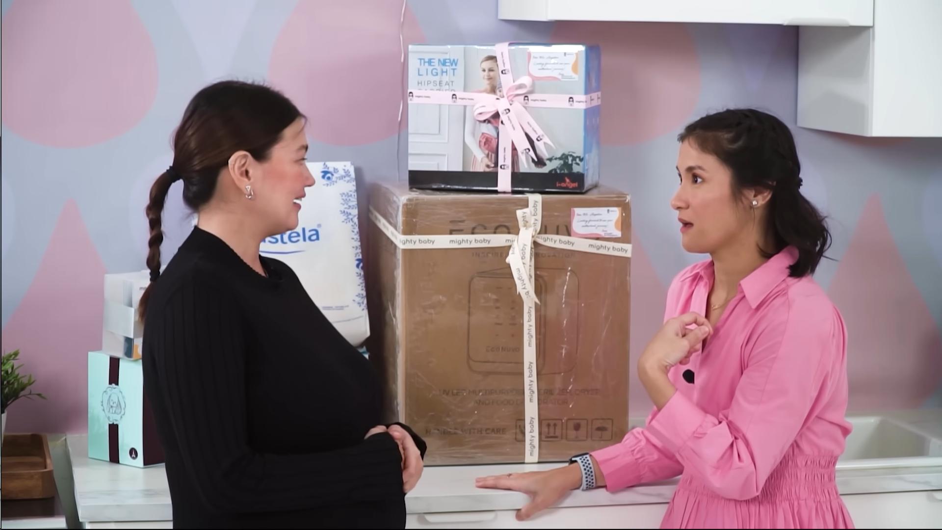 Camille Prats gifts Econuvo and I-Angel to Soon-to-be-mom Angelica Panganiban