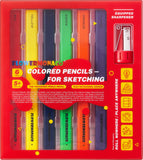 Flower Monaco Flat Barrel Color Pencil