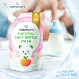 Cottoncare Natural Baby Bottle Wash & Nipple Cleanser 500ml